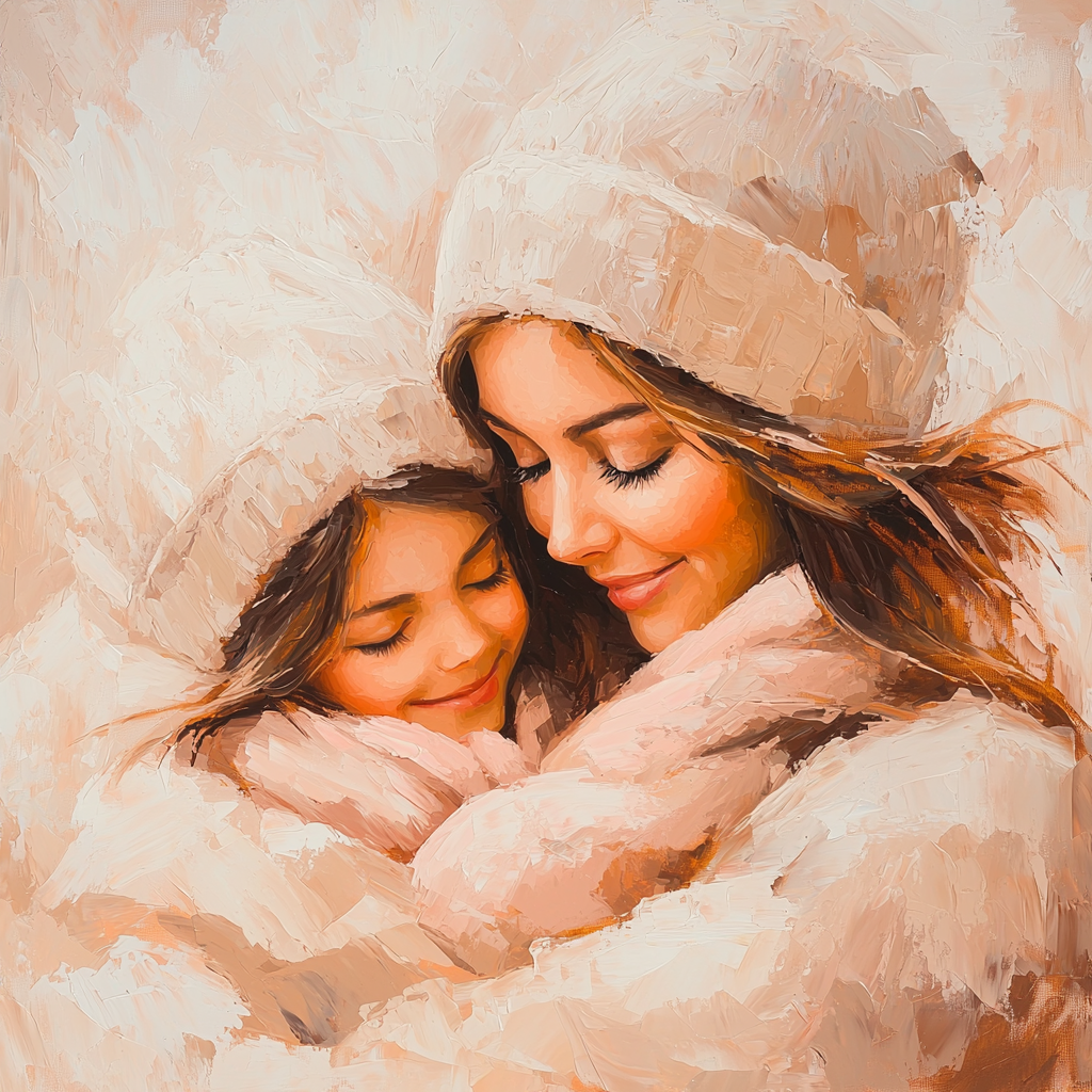 Mom's Embrace Numbered Painting Kits