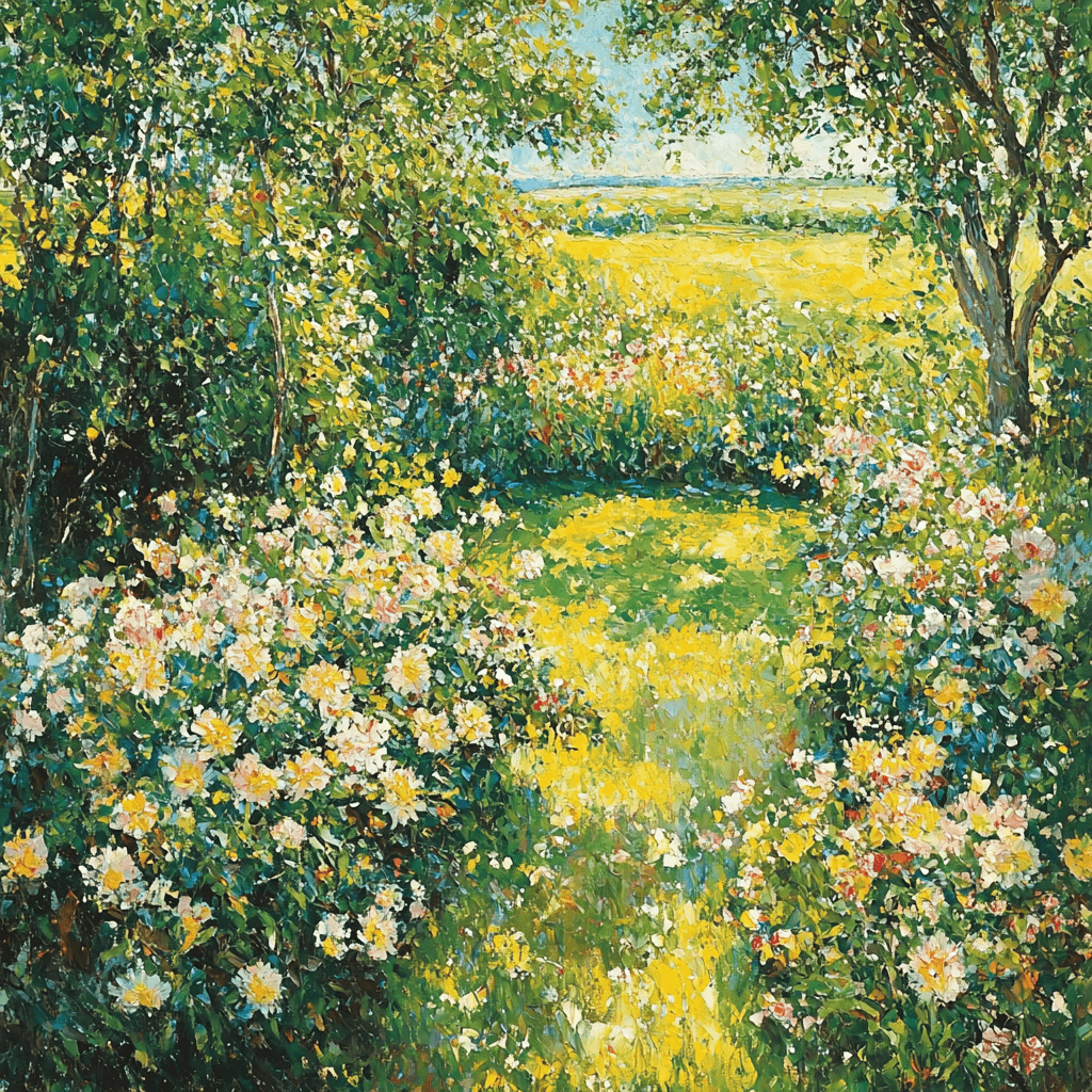 Édouard Manet Inspired Radiant Summer's Embrace Numbered Painting Kits