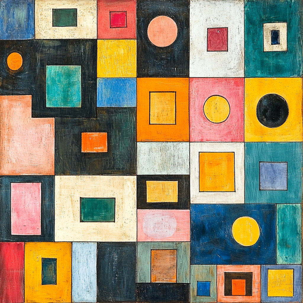 Paul Klee Inspired Imaginary Worlds Painting Number Kit