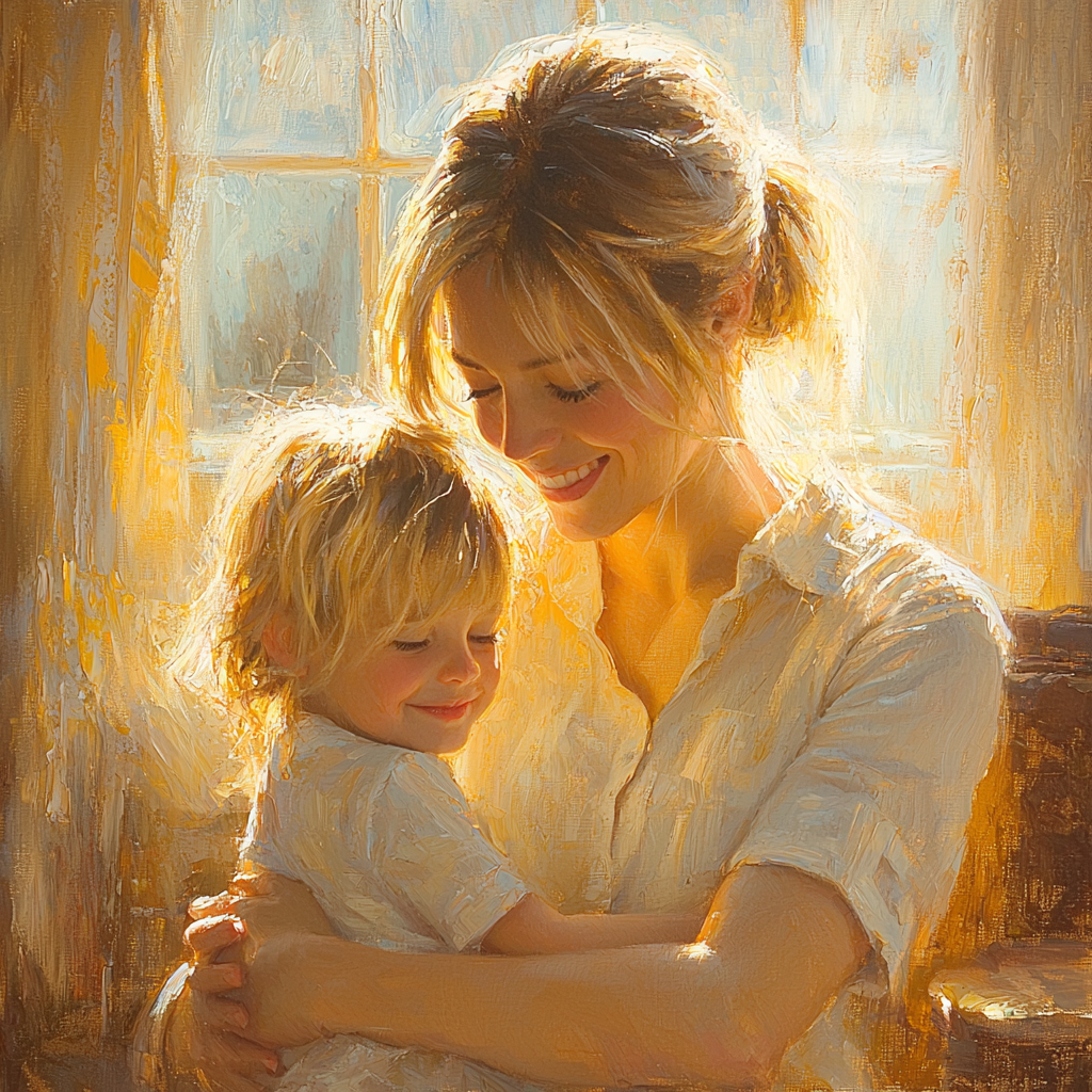 Cuddles In The Sunlight Paint By Number