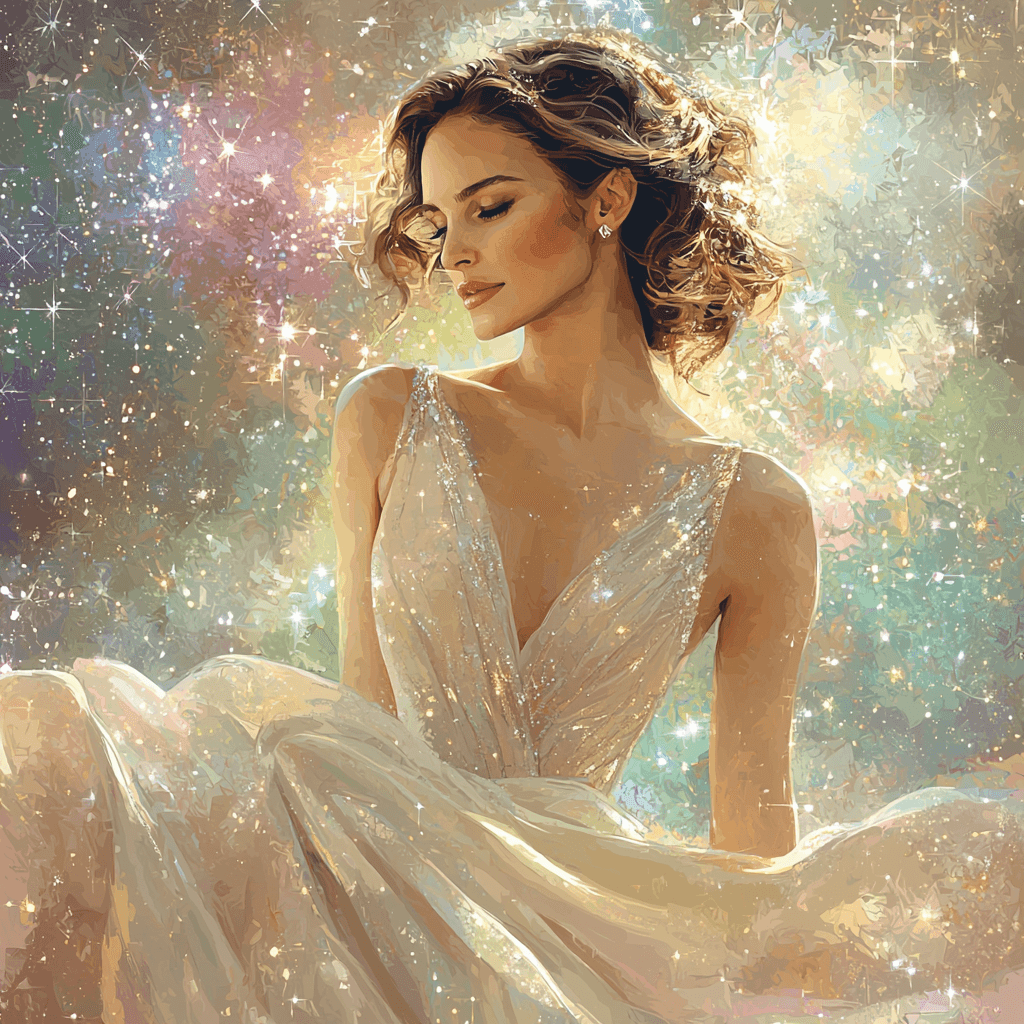 Natalie Portman: The Power Of A Thousand Stars Number Painting