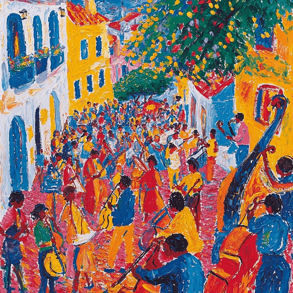 Henri Matisse Inspired Street Musicians Numbered Painting Kits