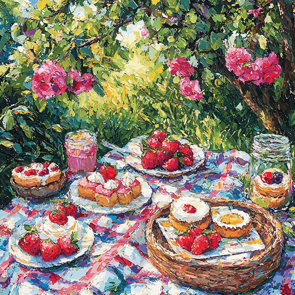 Picnic Under The Sky Painting By Numbers Kit