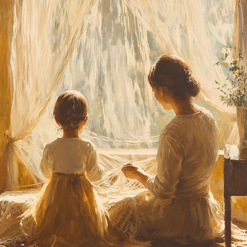 A Mother's Love In Threads Paint By Number