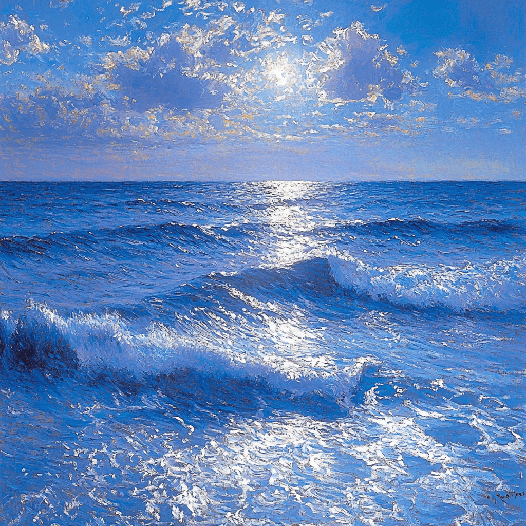 Claude Monet Inspired Seascape Symphony Painting By Numbers Kit