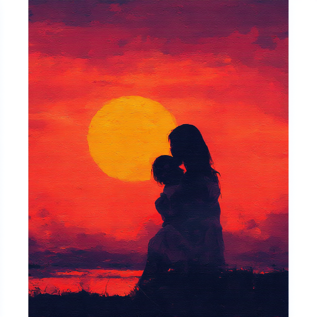Silhouette Of Love Paint By Number