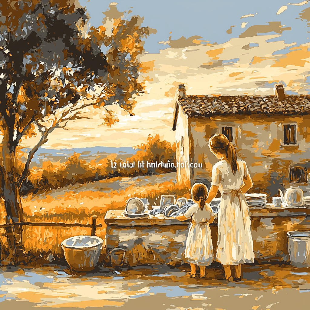 Evening Chores Paint By Number