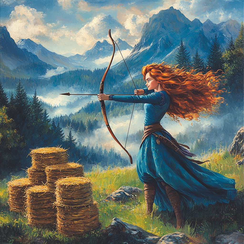 Merida Highland Target Practice DIY paint by numbers