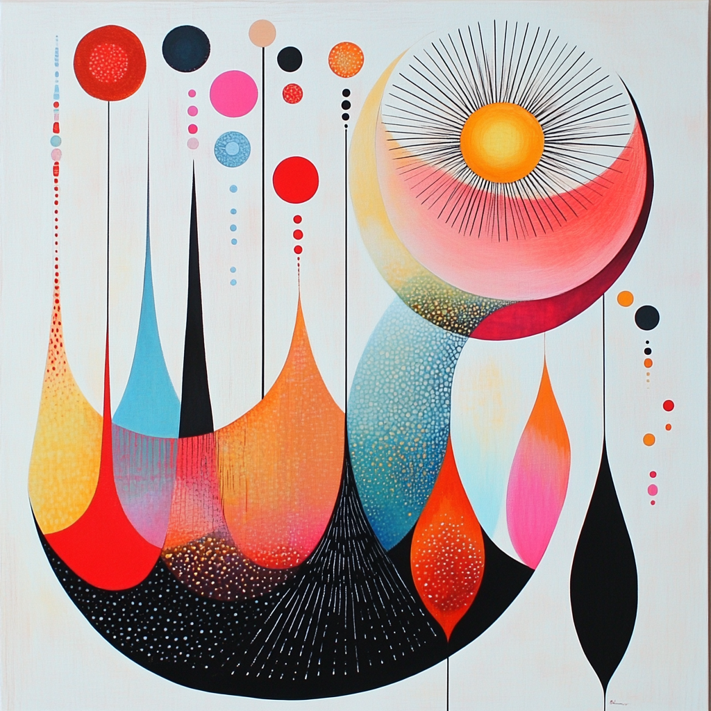 Miró Inspired Star Playground painting number kit