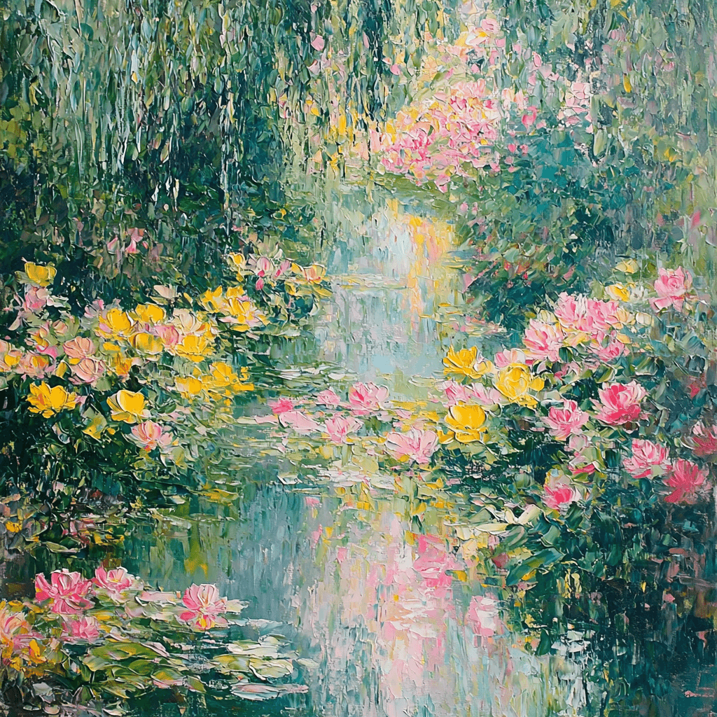 Monet Inspired Nature Escape Paint By Numbers Kits