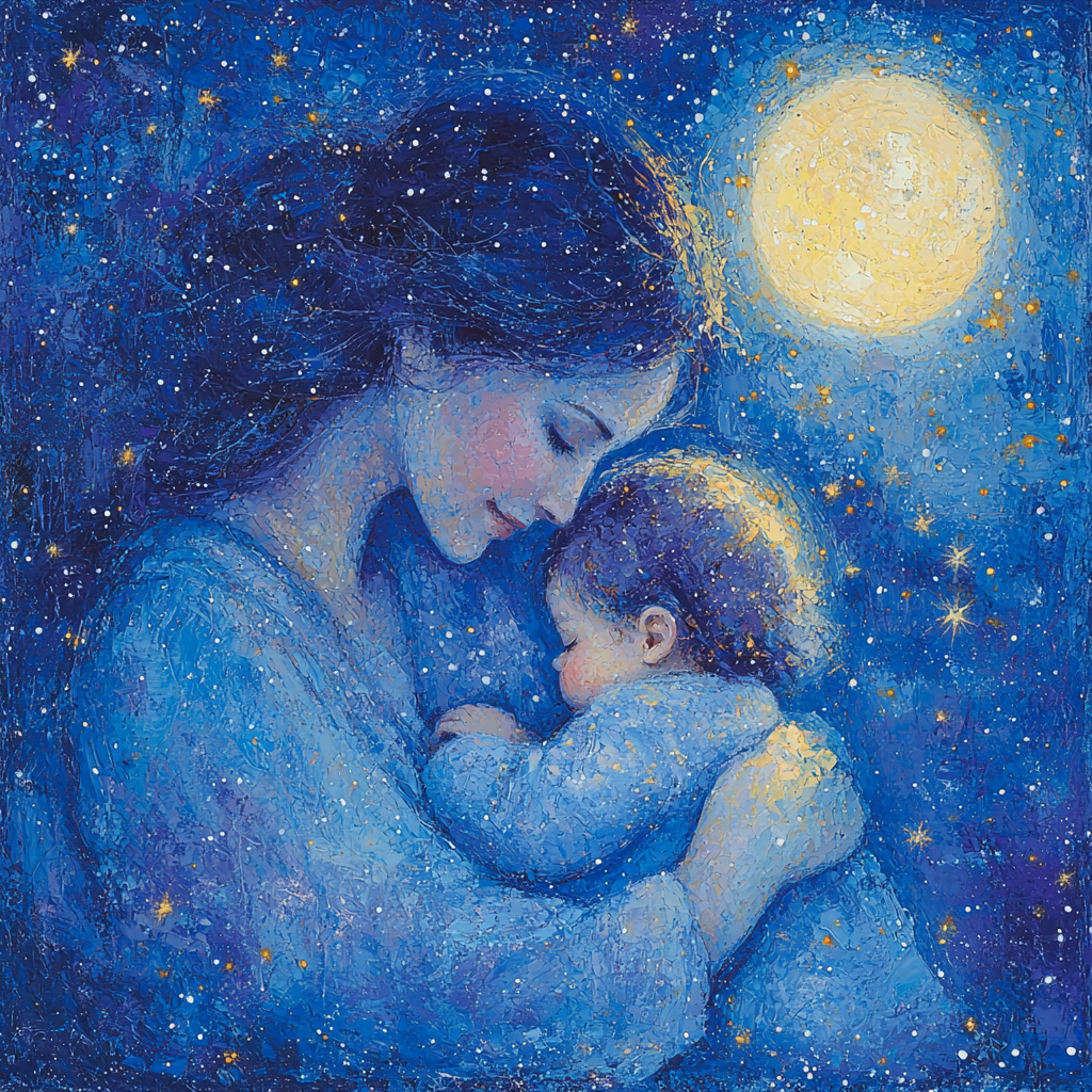 Mother's Joyful Lullaby Paint By Numbers Kits