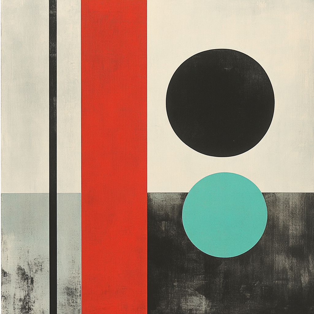 Kazimir Malevich Inspired Void Balance Numbered painting kits