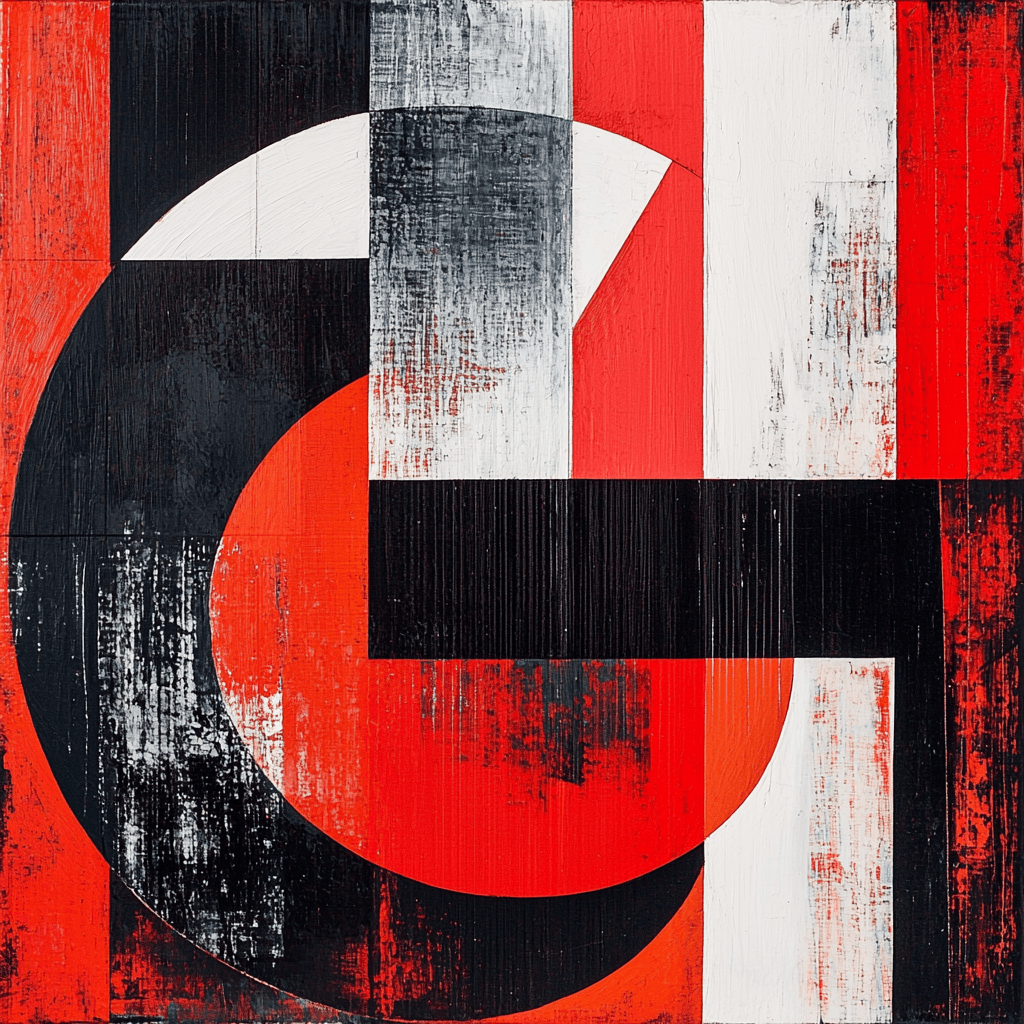 Kazimir Malevich Inspired Revolutionary Dance Numbered Painting Kits