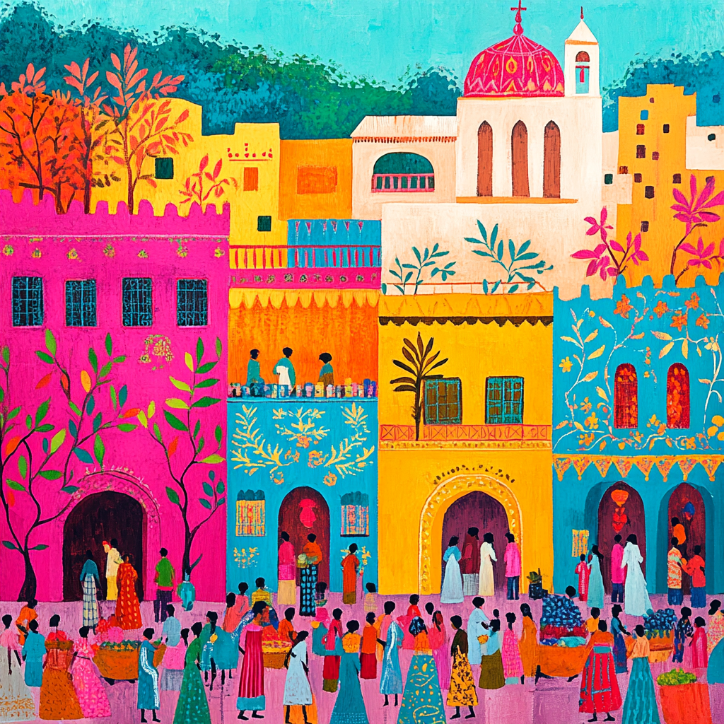 Henri Matisse Inspired Market Day Painting by numbers kit