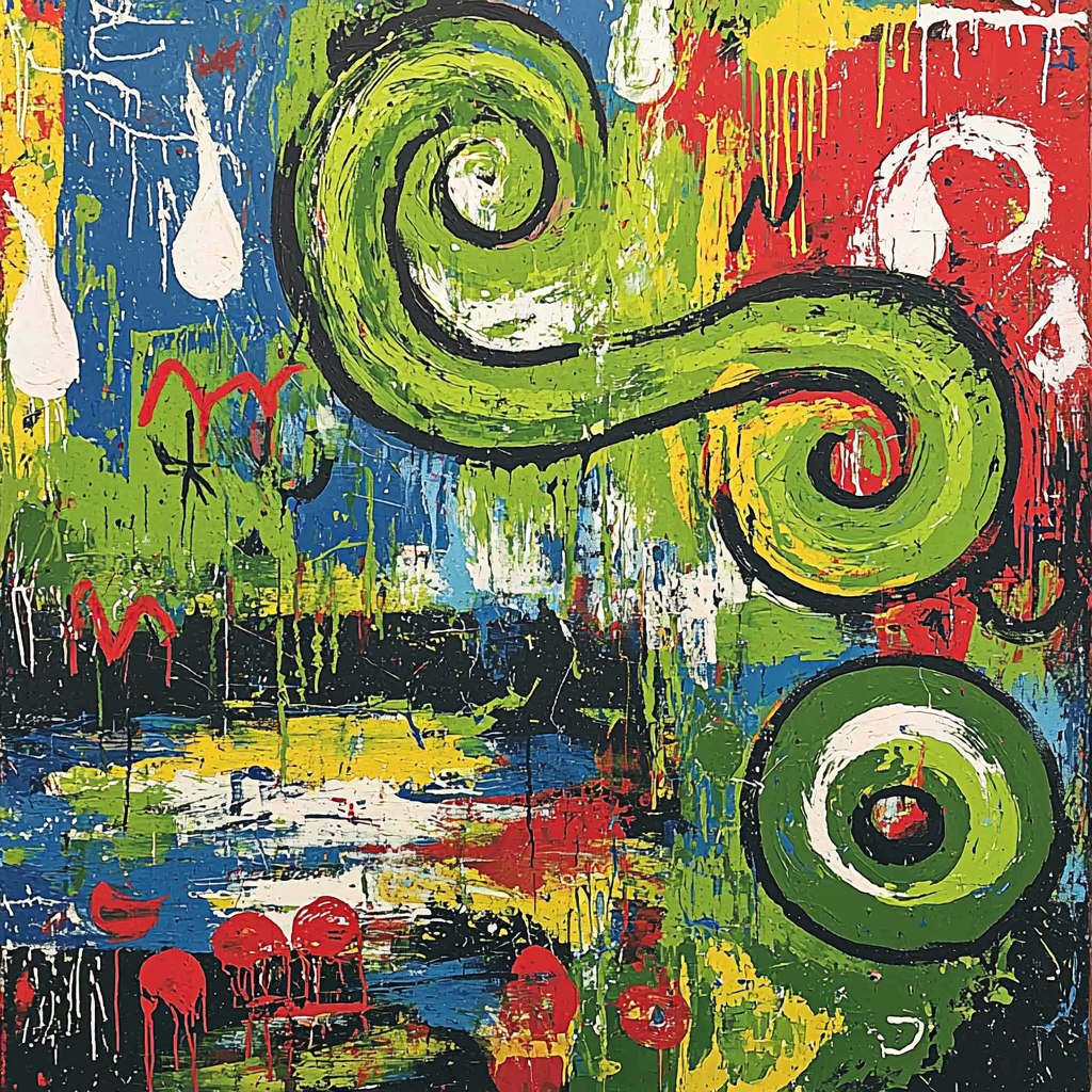 Jean-Michel Basquiat Inspired Untamed Wildness Paint By Numbers Kits