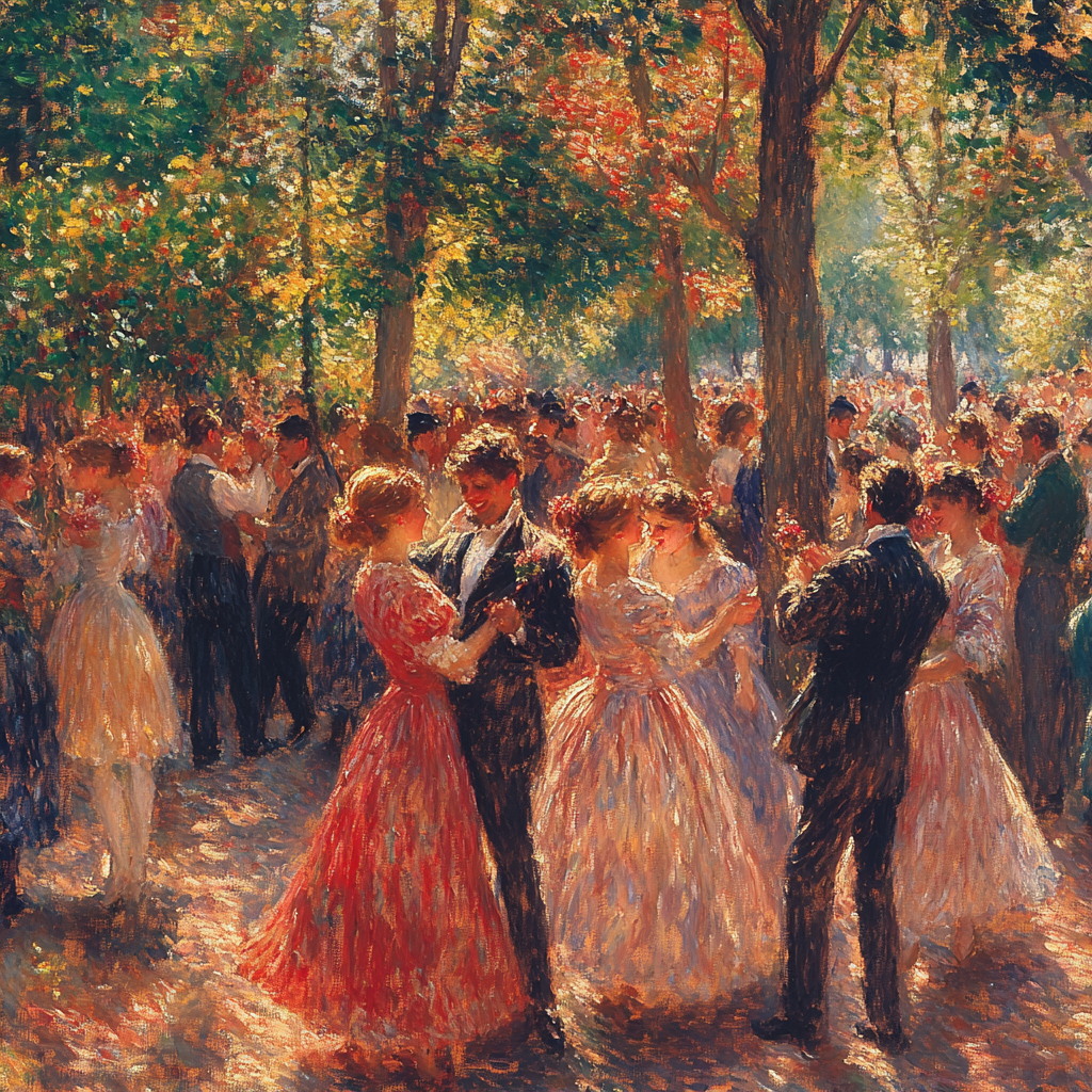 Auguste Renoir Inspired Summer Festival Paint by numbers kits