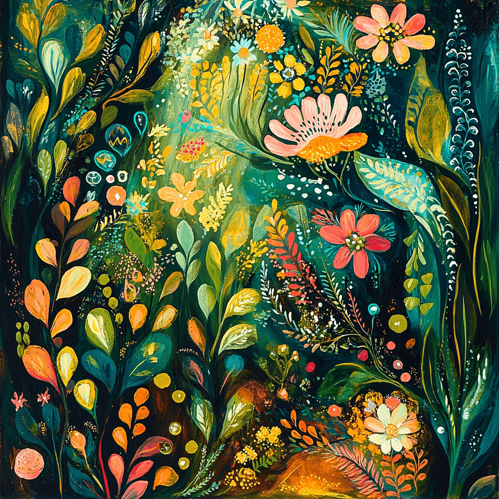 Frida Kahlo Inspired Vibrant Whispers Of Nature Painting Number Kit