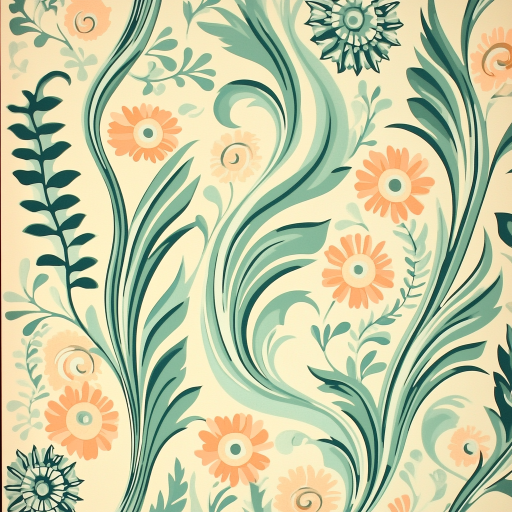 Alphonse Mucha Inspired Whispers Of Time And Tide DIY paint by numbers