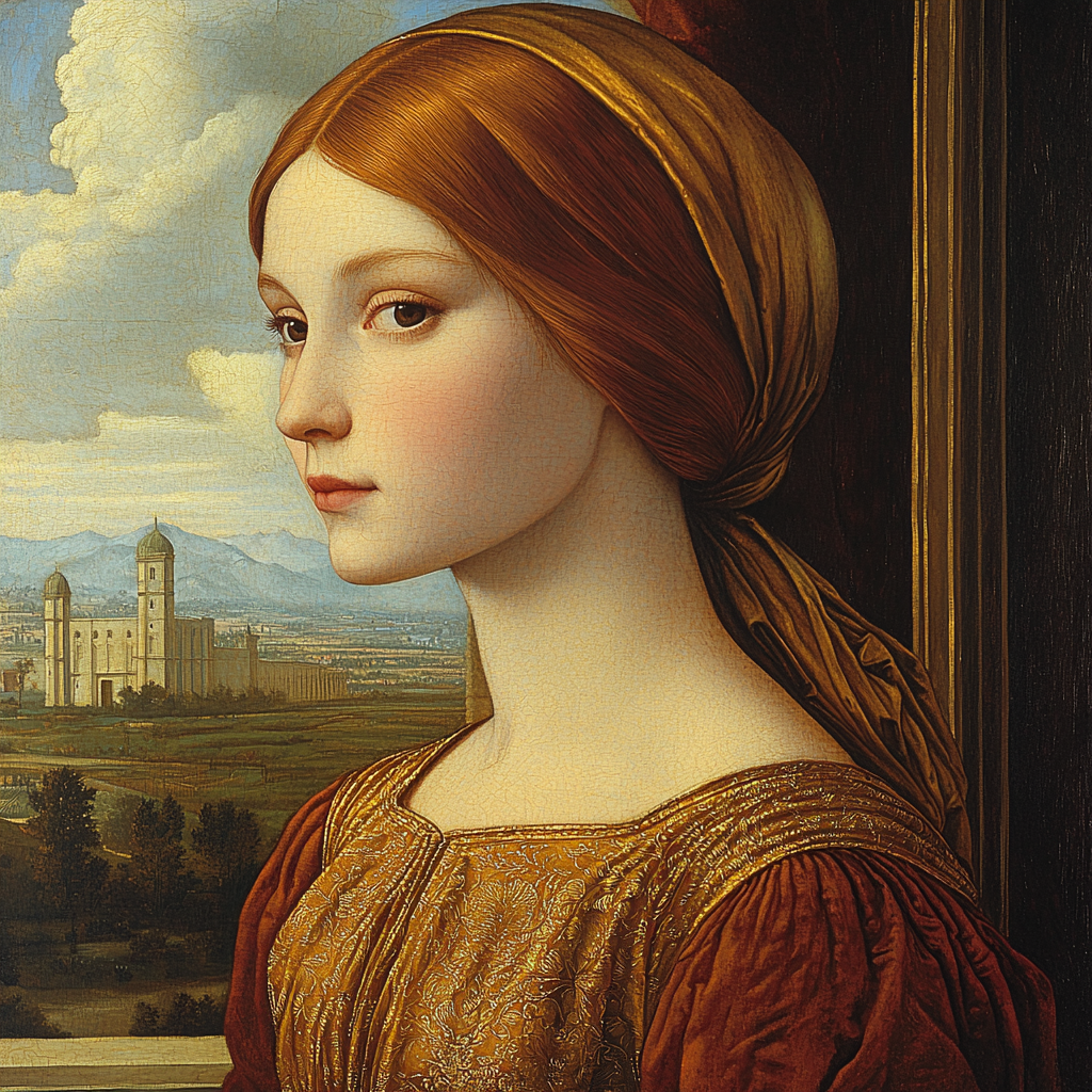 Raphael Inspired Regal Renaissance Portraits Painting By Numbers Kit