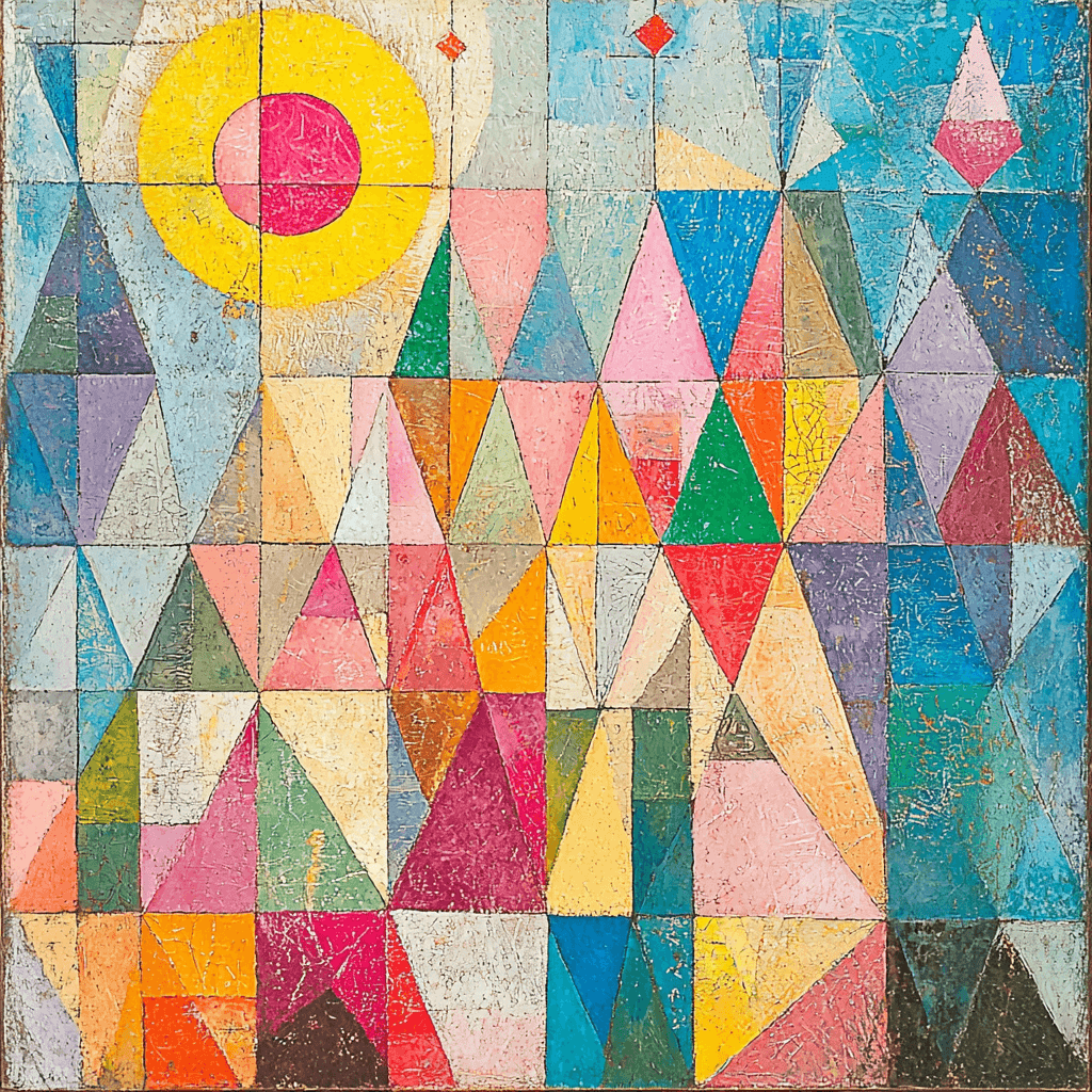 Paul Klee Inspired Patterns Of Whimsy Paint By Numbers Kits