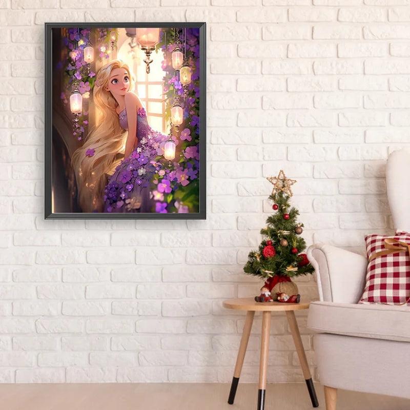 Rapunzel Themed Paint By Numbers Acrylic Painting Kit