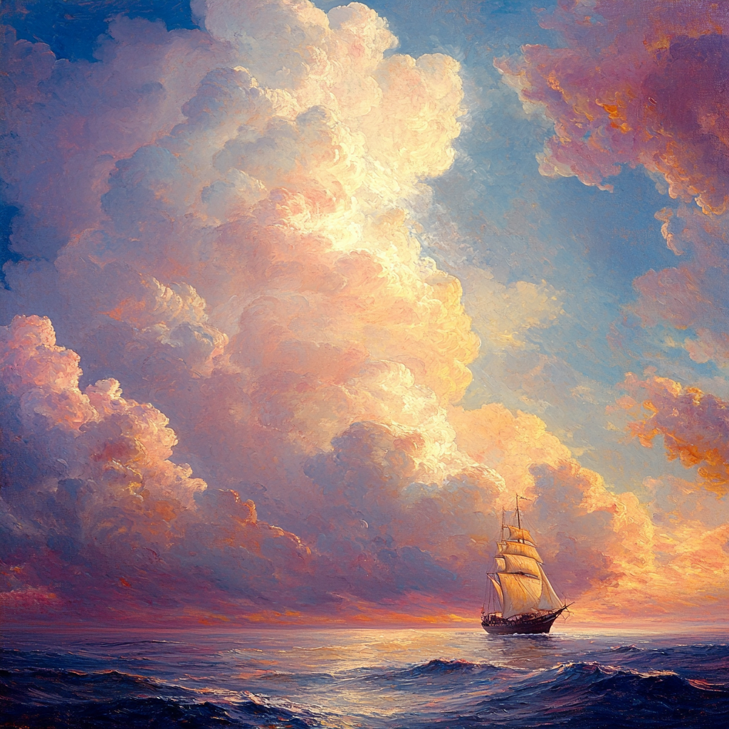 J.M.W. Turner Inspired Majestic Skies Painting Number Kit