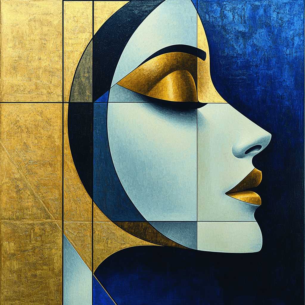 Tamara De Lempicka Inspired Deco Geometric Harmony Paint By Numbers Kits