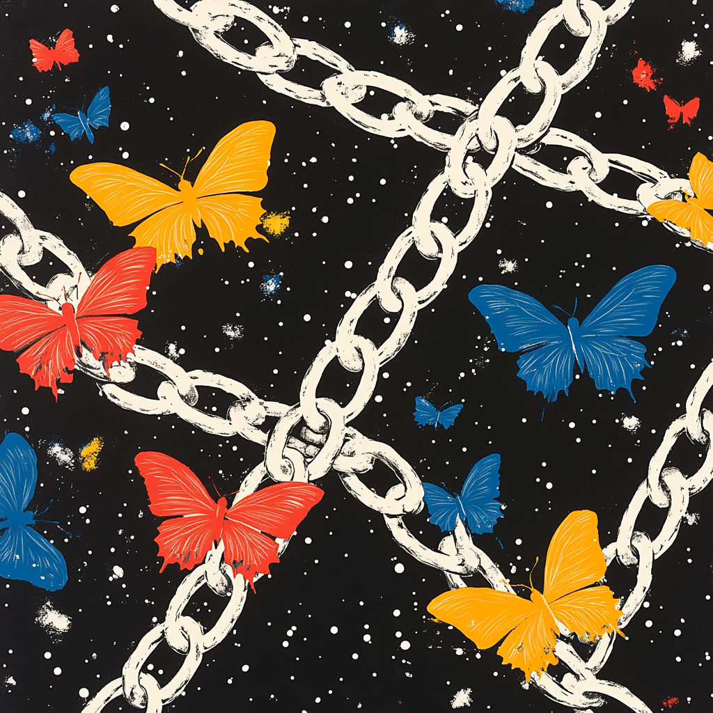 Banksy Inspired The Illusion Of Freedom Painting by numbers kit