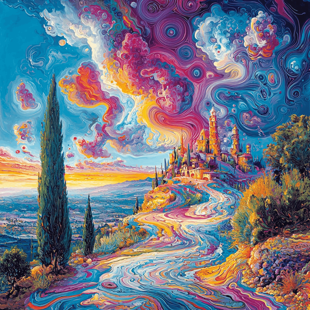 Salvador Dali Inspired Dali's Infinite Horizon Numbered Painting Kits