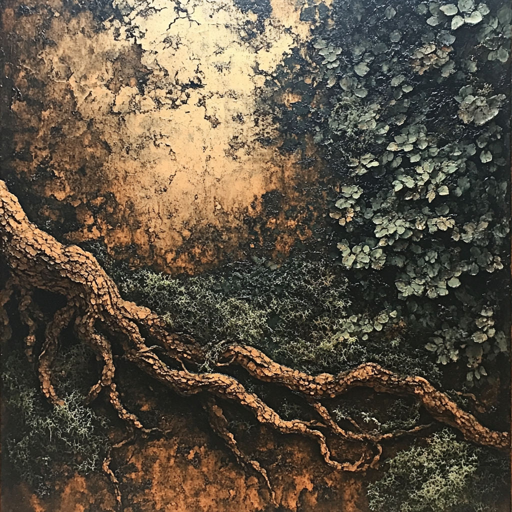 Arthur Lismer Inspired Tangle Of Forest Undergrowth Paint by numbers kits