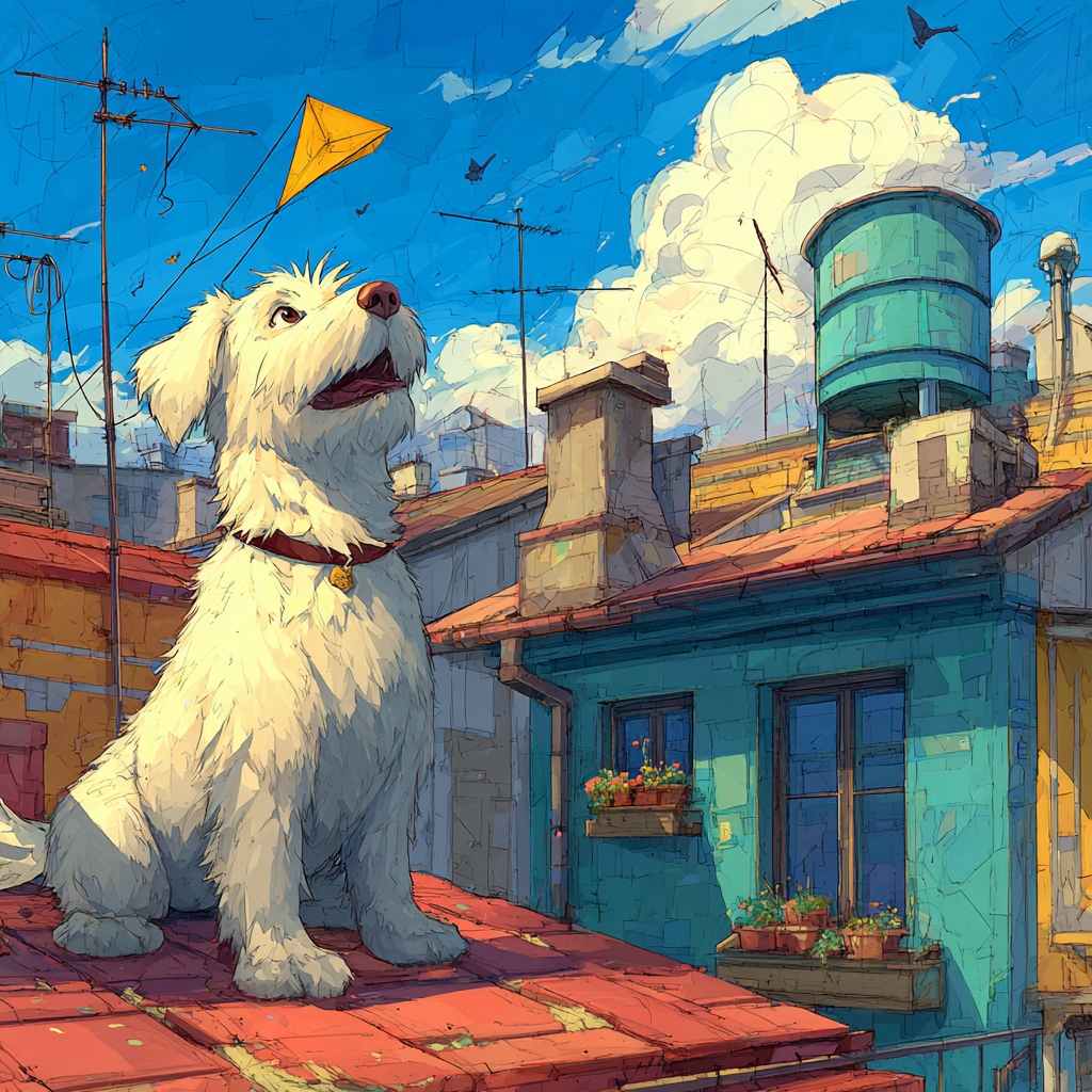 Bolt Superdog Rooftop Rescue Disney Inspired paint by color [AI-3a01e179-cf2a5f64f71d]