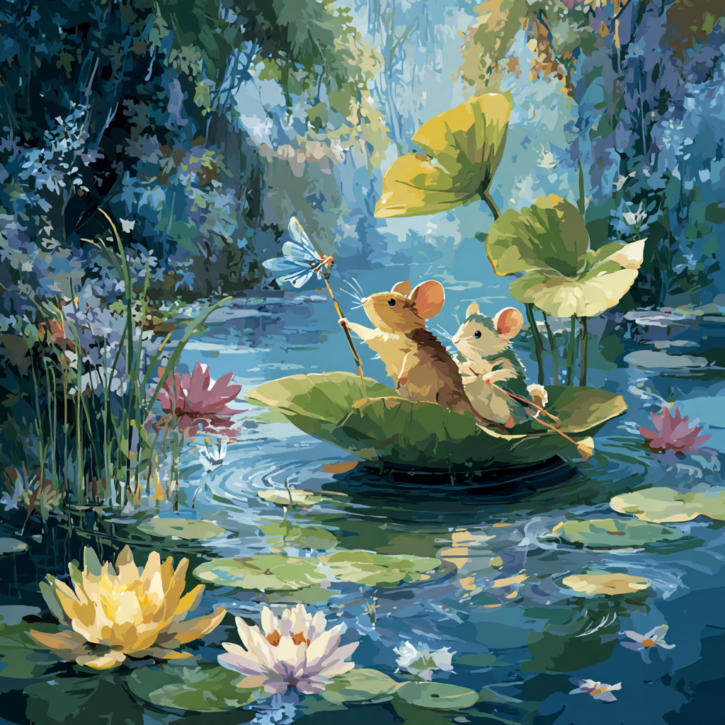 Bernard And Bianca Lily Pad Rescue Disney Inspired Numbered painting kits [AI-3139ab81-36bd78aac6fd]