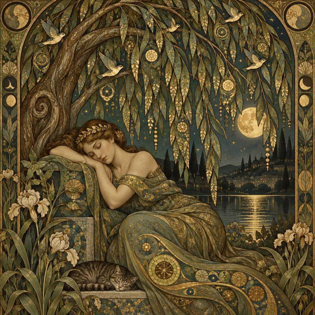Gustav Bronze Willow Dream paint by color [AI-40ccfcb8-caaf8d1f38c9]