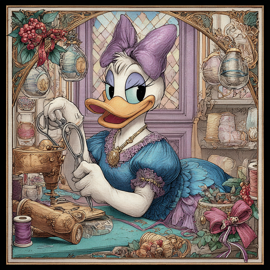 Daisy Duck Sugar Plum Costume Atelier Paint by numbers kits [AI-b5b20c3b-f80dd7be7a33]