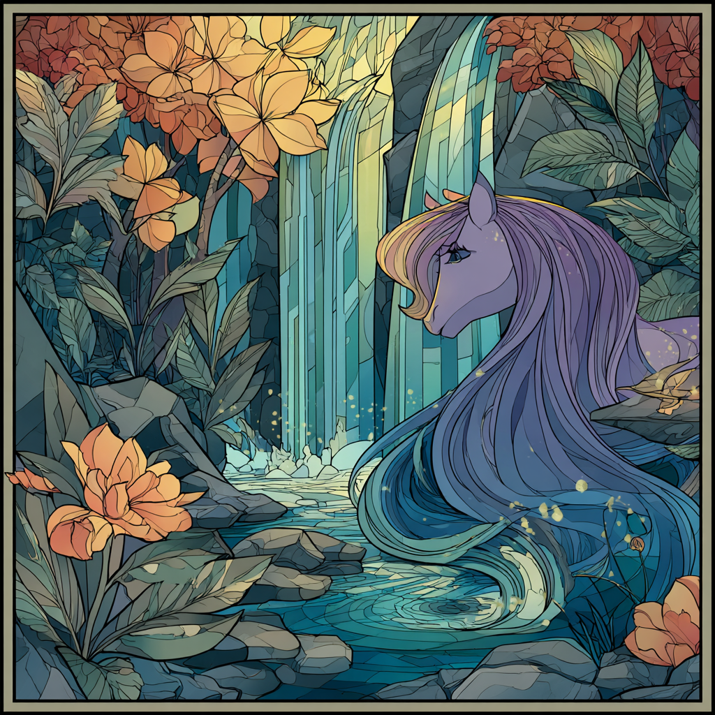 Sisu Waterfall Rainbow Glide Disney Inspired Numbered painting kits [AI-0b5a8070-ffd27325555d]
