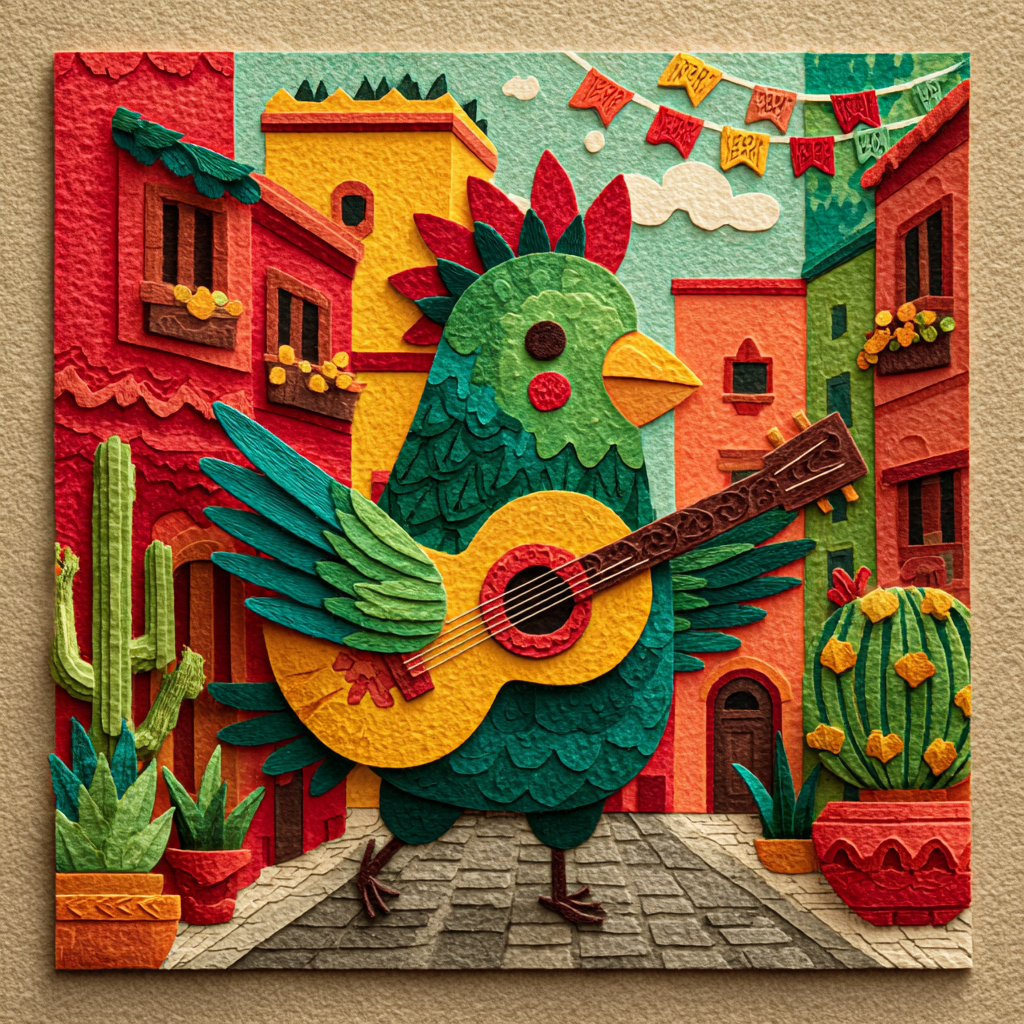 Panchito Pistoles Fiesta Guitar Parade Disney Inspired paint by color [AI-cf327c33-aa67eade7d8b]