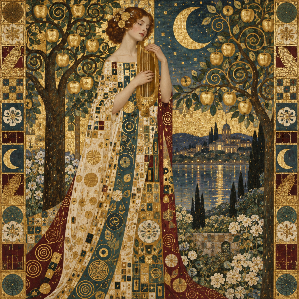 Gustav Golden Orchard Minuet Paint by numbers kits [AI-38b0d295-41ea09d84f10]