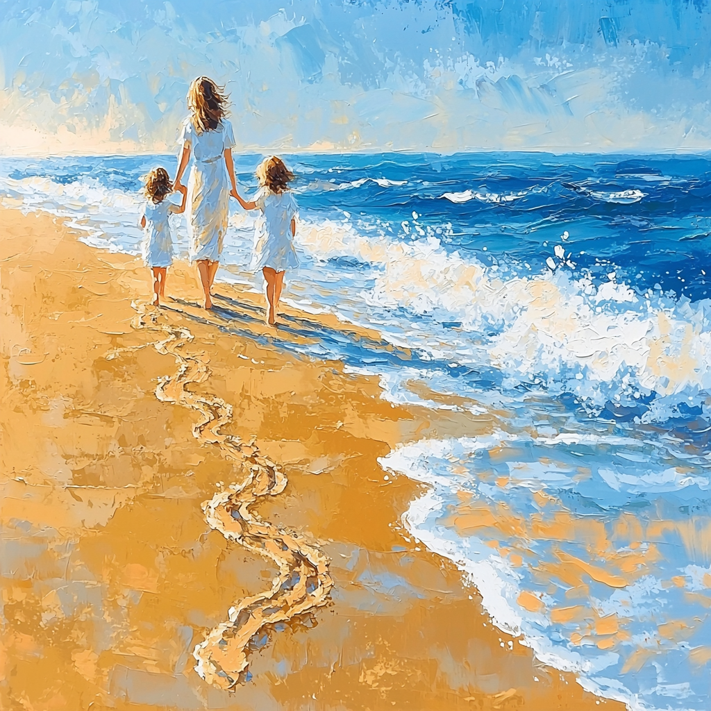 A Mother's Footsteps DIY Paint By Numbers