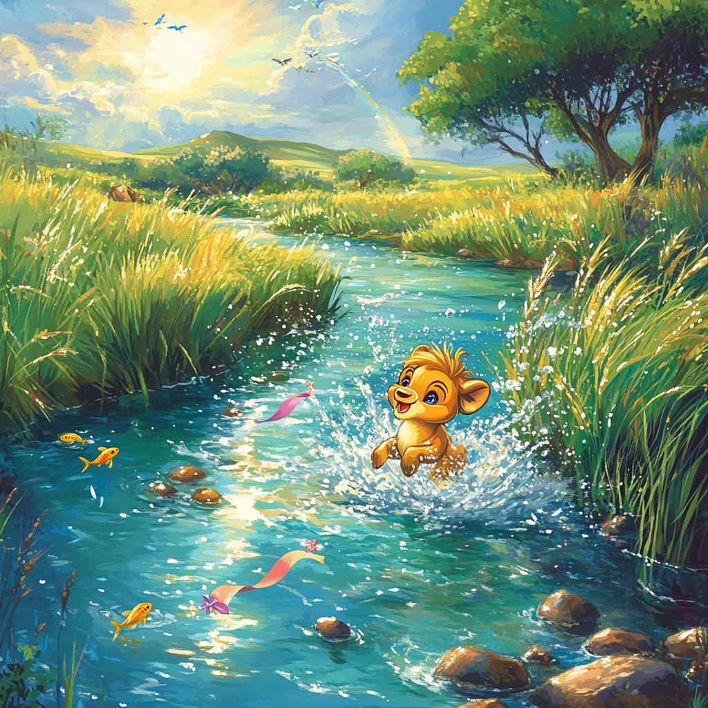 Nala River Adventure paint by color