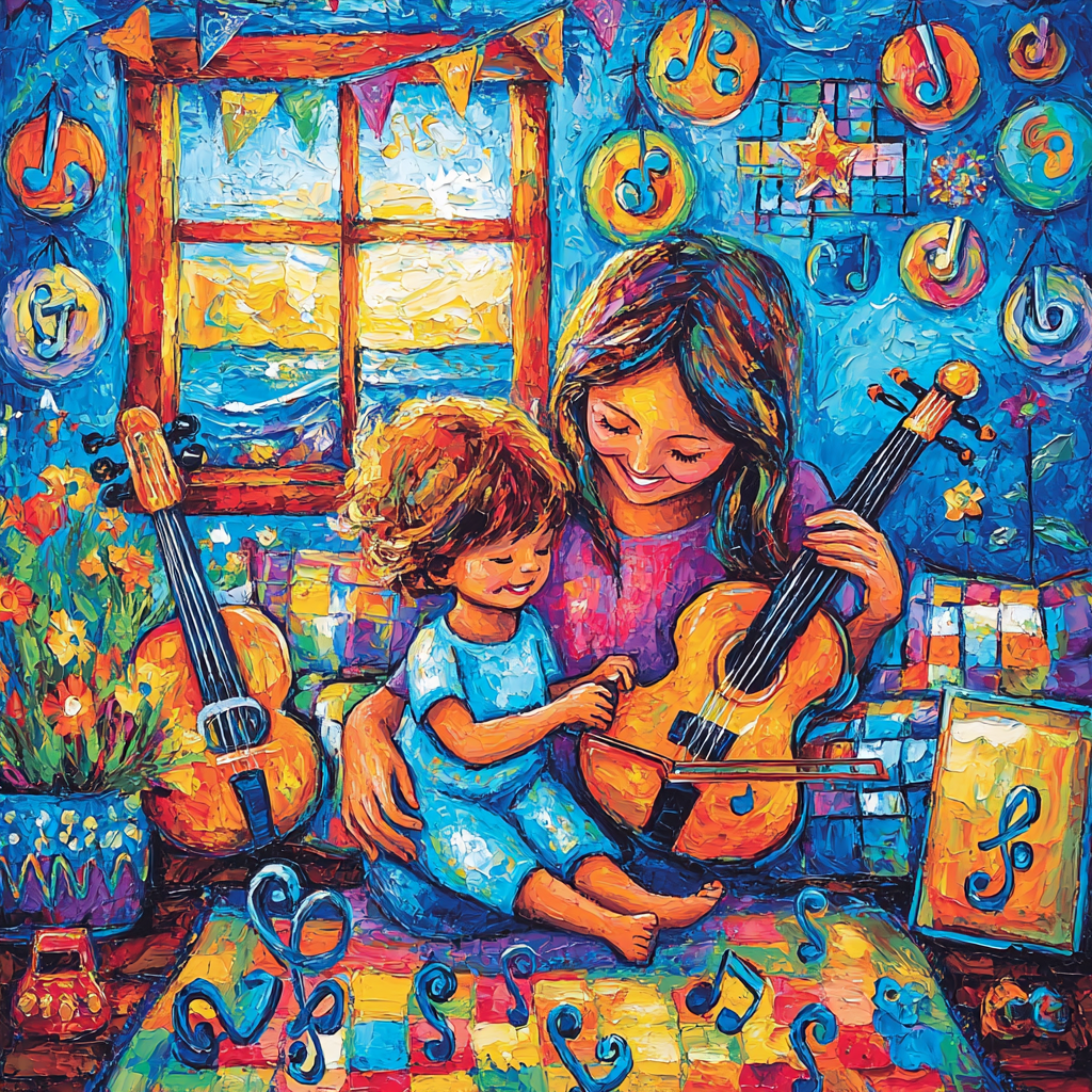 Sweet Musical Moments DIY Paint By Numbers