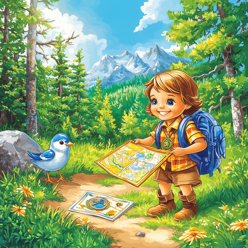 Russell Wilderness Badge Hunt painting number kit