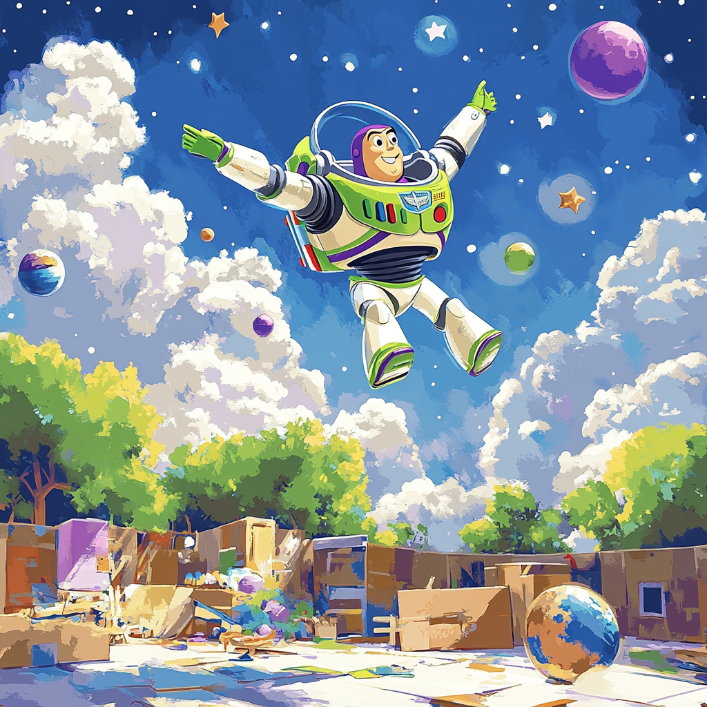 Buzz Lightyear Space Patrol painting number kit