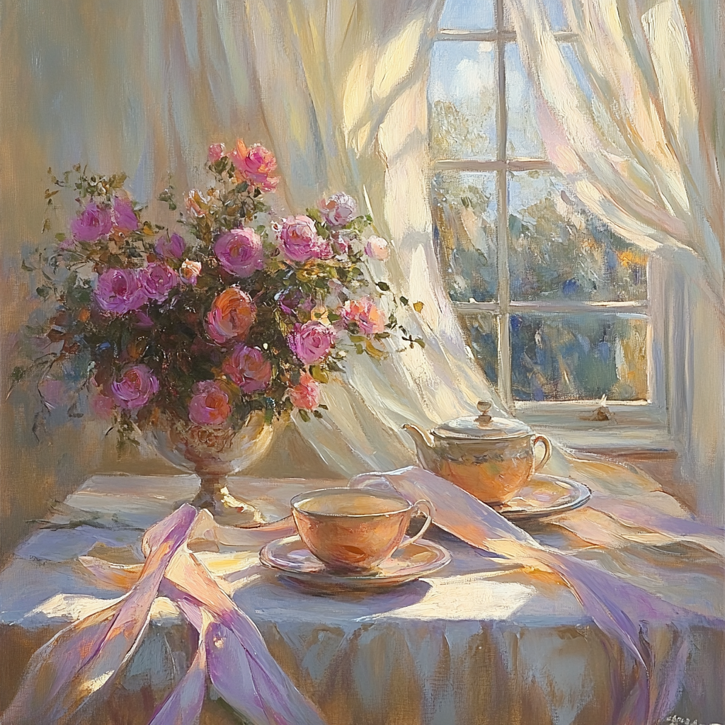 Edgar Degas Inspired Whispering Dust Sonata Number painting