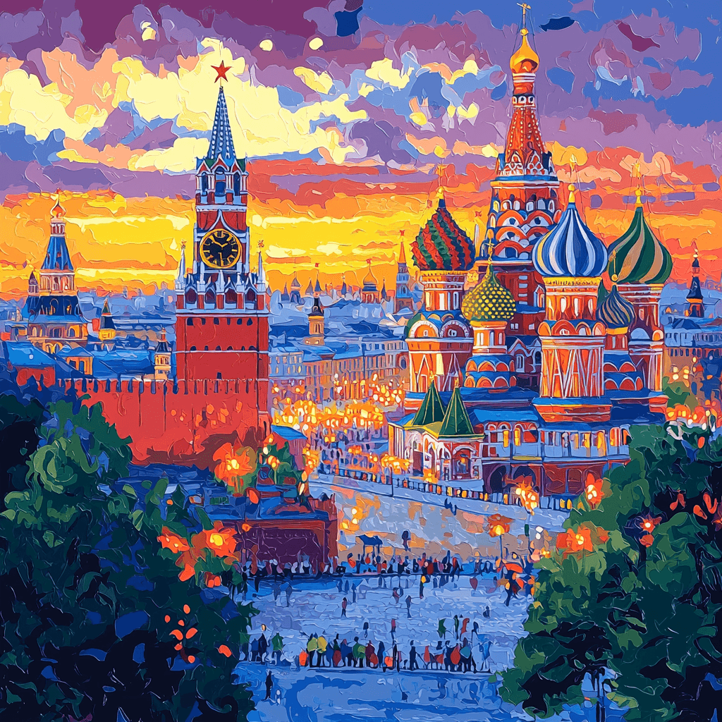 Red Square Paint By Number