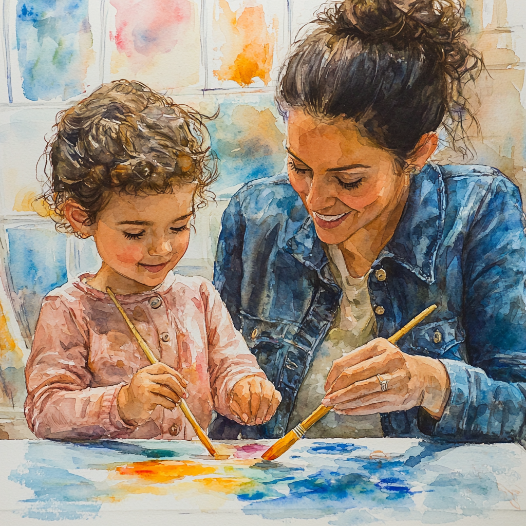 Watercolor Whispers Paint By Color