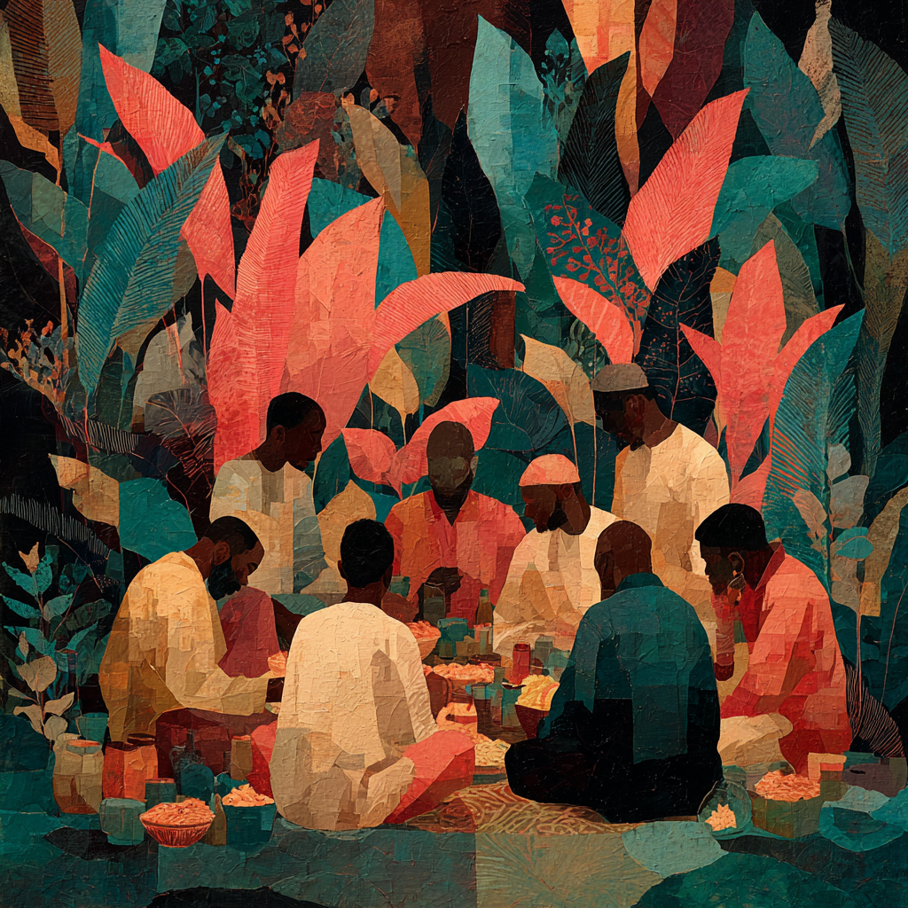 Paul Gauguin Inspired Island Feast paint by number