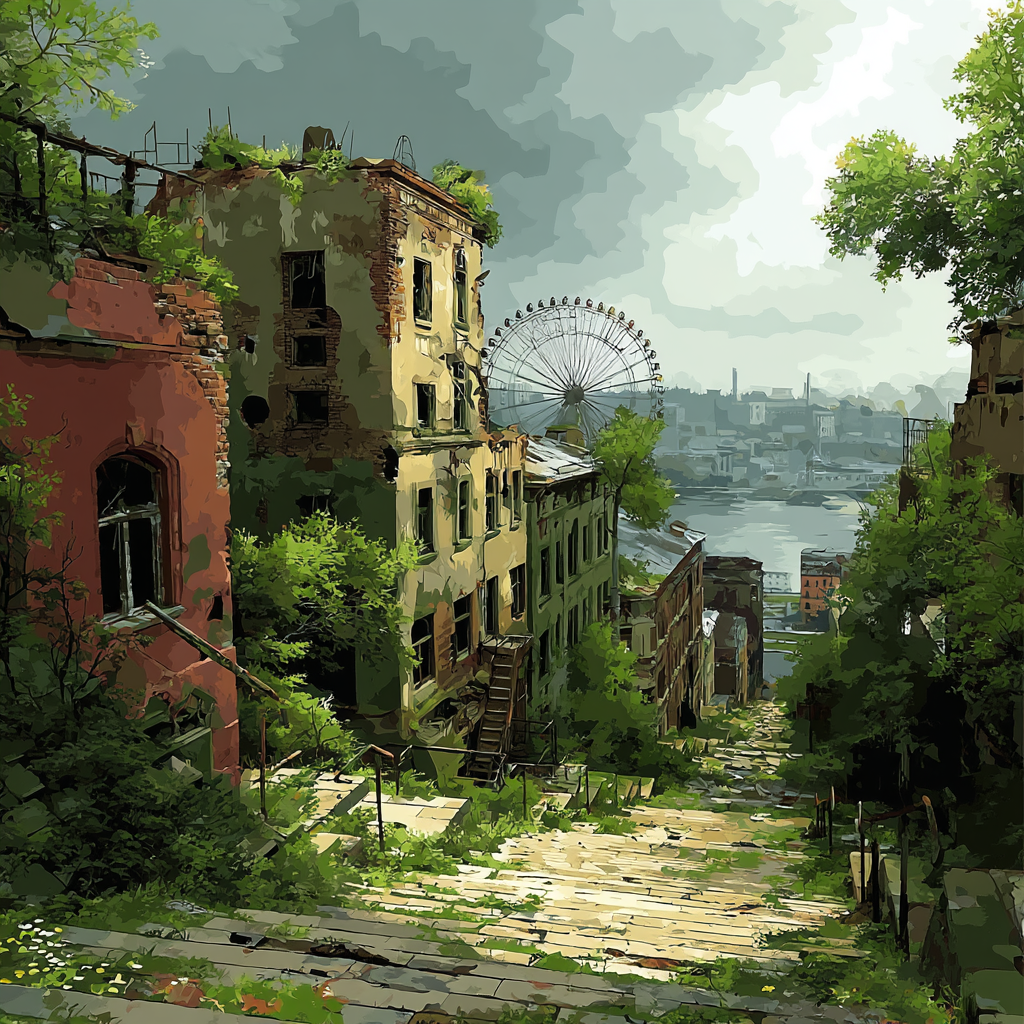 Chernobyl Exclusion Zone - Ukraine Painting By Numbers Kit