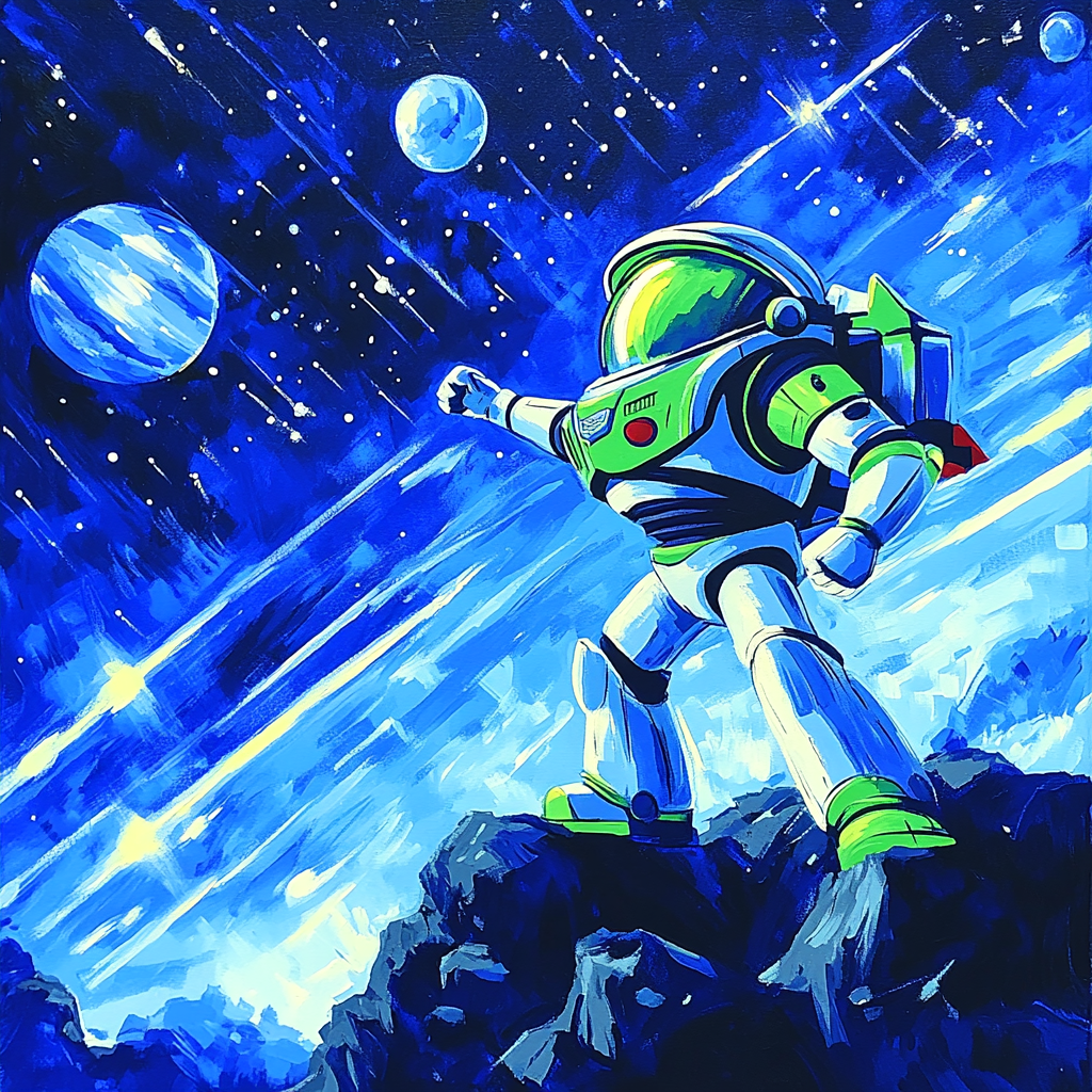 Buzz Lightyear Star Patrol paint by color