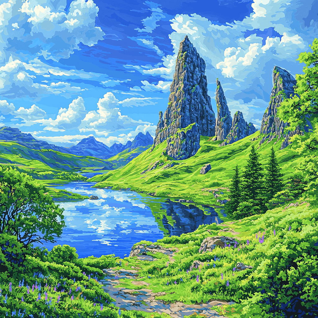 The Isle Of Skye Numbered Painting Kits
