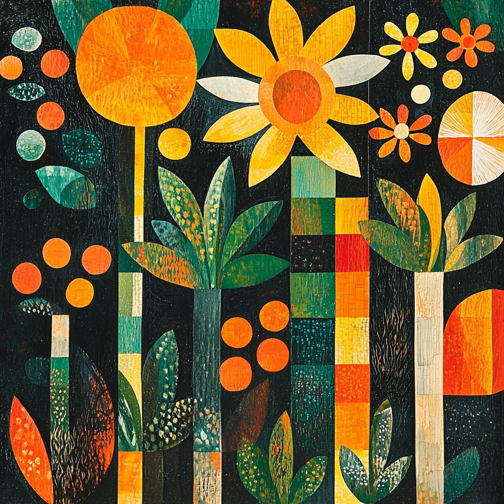 Paul Klee Inspired Colors Of Curiosity Number Painting